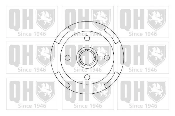 Handler.Part Brake drum QUINTON HAZELL BDR219 1