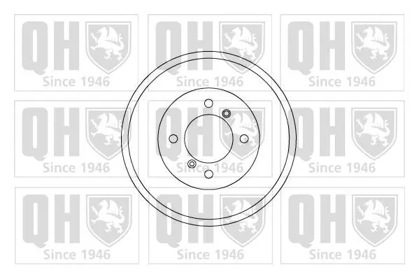 Handler.Part Brake drum QUINTON HAZELL BDR233 1