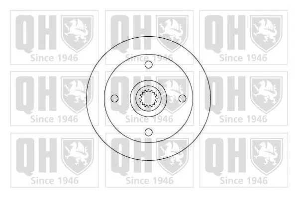 Handler.Part Brake drum QUINTON HAZELL BDR241 1