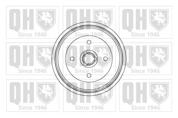 Handler.Part Brake drum QUINTON HAZELL BDR265 1