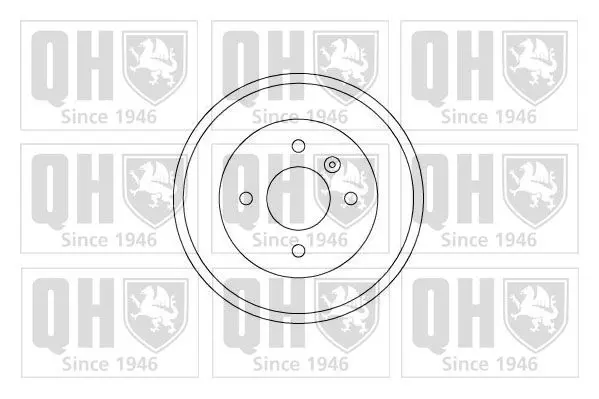 Handler.Part Brake drum QUINTON HAZELL BDR329 1