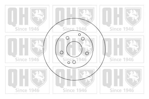 Handler.Part Brake drum QUINTON HAZELL BDR335 1