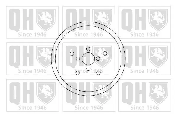 Handler.Part Brake drum QUINTON HAZELL BDR364 1