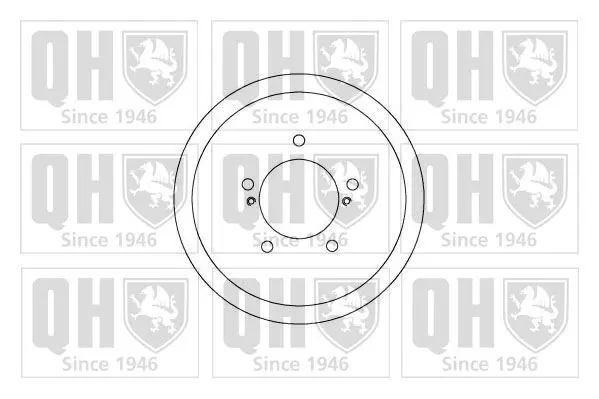 Handler.Part Brake drum QUINTON HAZELL BDR365 1