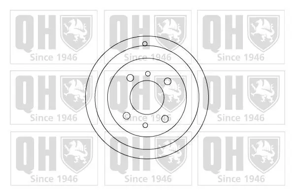 Handler.Part Brake drum QUINTON HAZELL BDR426 1