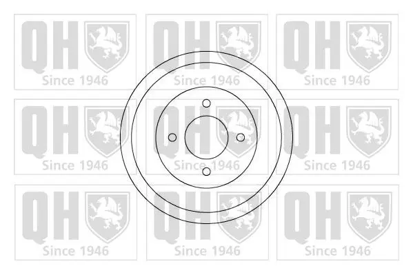 Handler.Part Brake drum QUINTON HAZELL BDR431 1