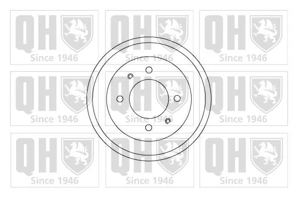 Handler.Part Brake drum QUINTON HAZELL BDR453 1