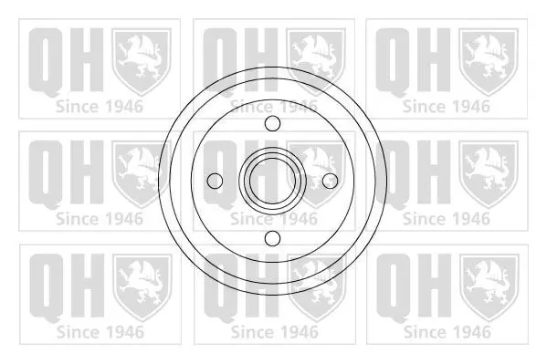 Handler.Part Brake drum QUINTON HAZELL BDR533 1