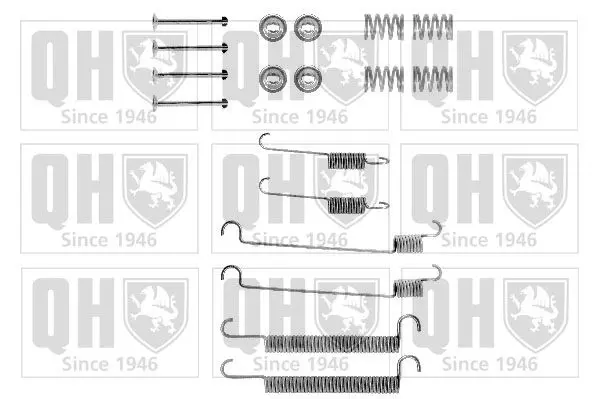 Handler.Part Accessory kit, brake shoes QUINTON HAZELL BFK214 1