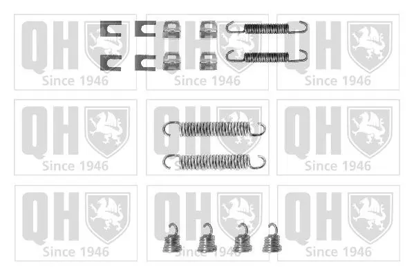 Handler.Part Accessory kit, brake shoes QUINTON HAZELL BFK217 1