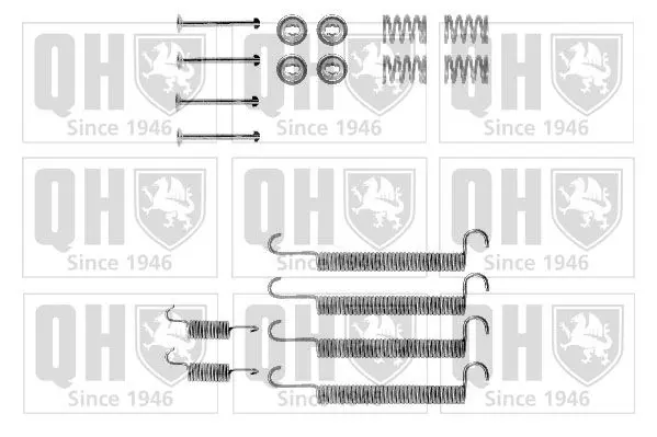 Handler.Part Accessory kit, brake shoes QUINTON HAZELL BFK221 1