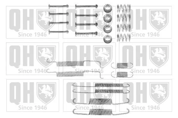 Handler.Part Accessory kit, brake shoes QUINTON HAZELL BFK225 1