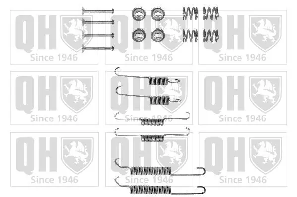 Handler.Part Accessory kit, brake shoes QUINTON HAZELL BFK233 1