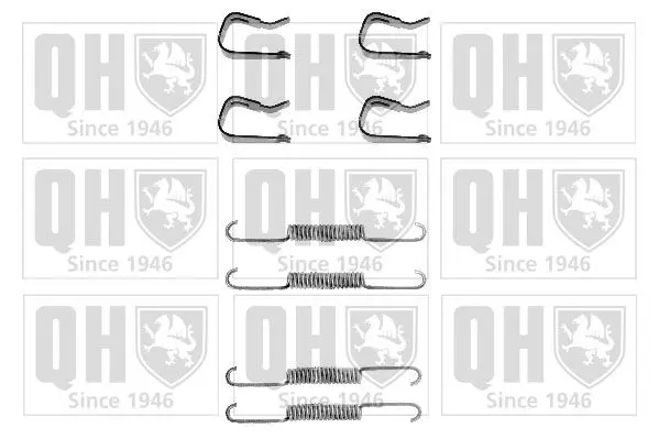 Handler.Part Accessory kit, brake shoes QUINTON HAZELL BFK234 1