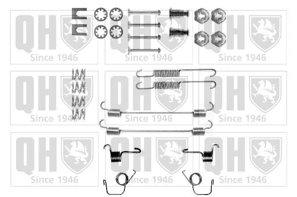 Handler.Part Accessory kit, brake shoes QUINTON HAZELL BFK247 1