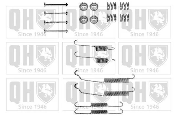 Handler.Part Accessory kit, brake shoes QUINTON HAZELL BFK248 1