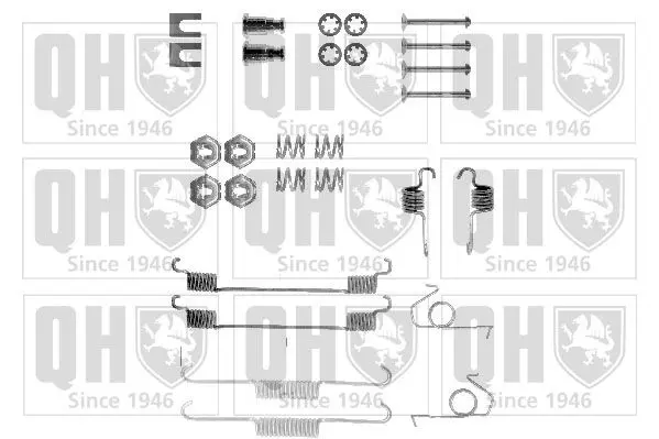 Handler.Part Accessory kit, brake shoes QUINTON HAZELL BFK249 1