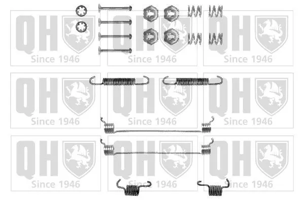 Handler.Part Accessory kit, brake shoes QUINTON HAZELL BFK262 1