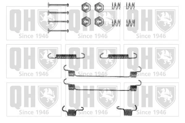 Handler.Part Accessory kit, brake shoes QUINTON HAZELL BFK266 1