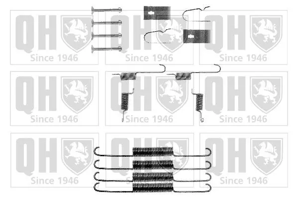 Handler.Part Accessory kit, brake shoes QUINTON HAZELL BFK270 1