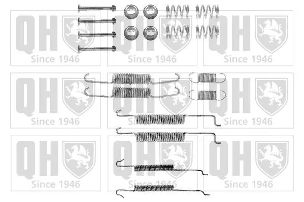 Handler.Part Accessory kit, brake shoes QUINTON HAZELL BFK277 1