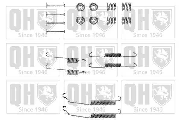 Handler.Part Accessory kit, brake shoes QUINTON HAZELL BFK285 1