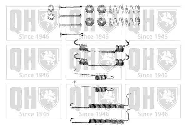 Handler.Part Accessory kit, brake shoes QUINTON HAZELL BFK291 1