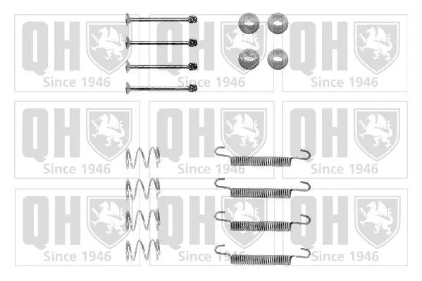 Handler.Part Accessory kit, parking brake shoes QUINTON HAZELL BFK316 1