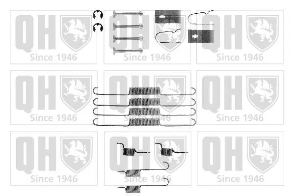 Handler.Part Accessory kit, brake shoes QUINTON HAZELL BFK342 1