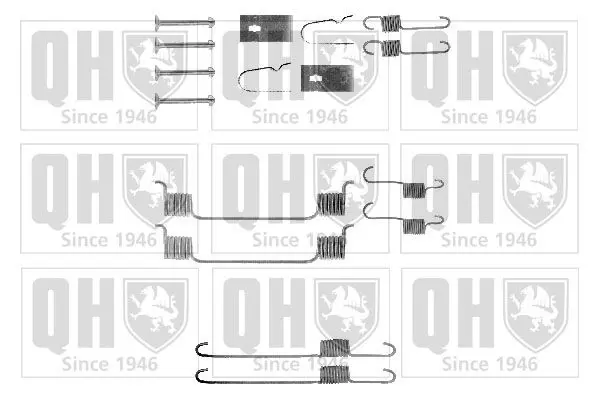 Handler.Part Accessory kit, brake shoes QUINTON HAZELL BFK356 1