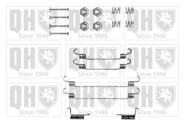 Handler.Part Accessory kit, brake shoes QUINTON HAZELL BFK363 1