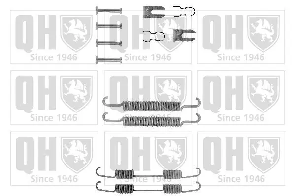 Handler.Part Accessory kit, brake shoes QUINTON HAZELL BFK373 1