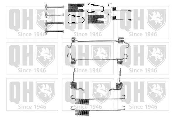 Handler.Part Accessory kit, brake shoes QUINTON HAZELL BFK397 1