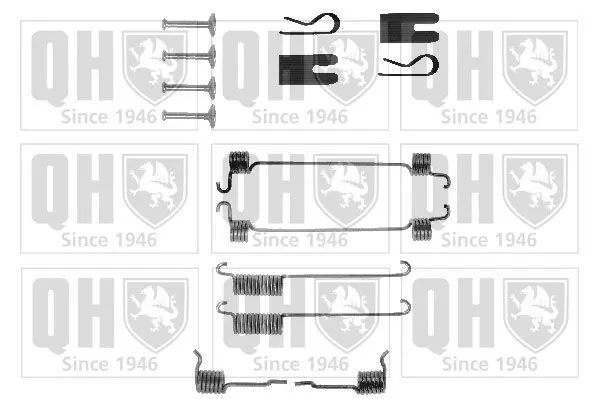 Handler.Part Accessory kit, brake shoes QUINTON HAZELL BFK415 1