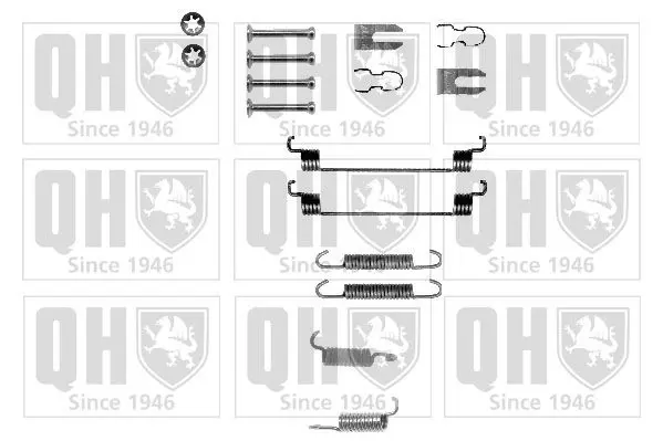 Handler.Part Accessory kit, brake shoes QUINTON HAZELL BFK430 1