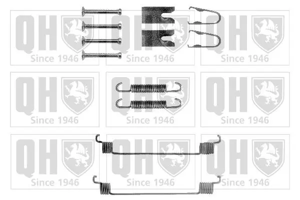 Handler.Part Accessory kit, brake shoes QUINTON HAZELL BFK434 1