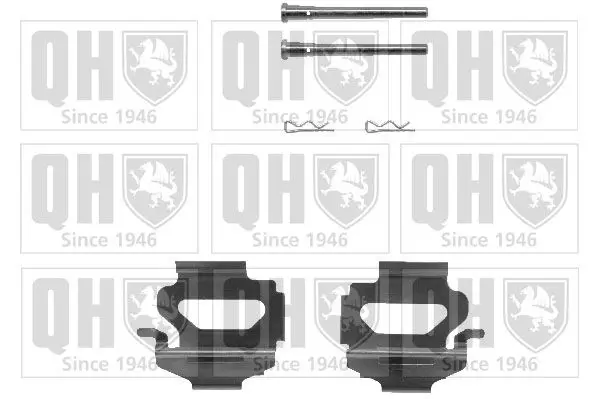 Handler.Part Accessory kit, disc brake pads QUINTON HAZELL BFK640 1