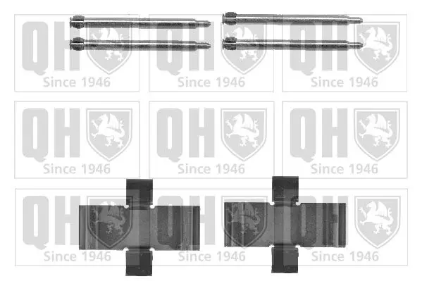 Handler.Part Accessory kit, disc brake pads QUINTON HAZELL BFK653 1