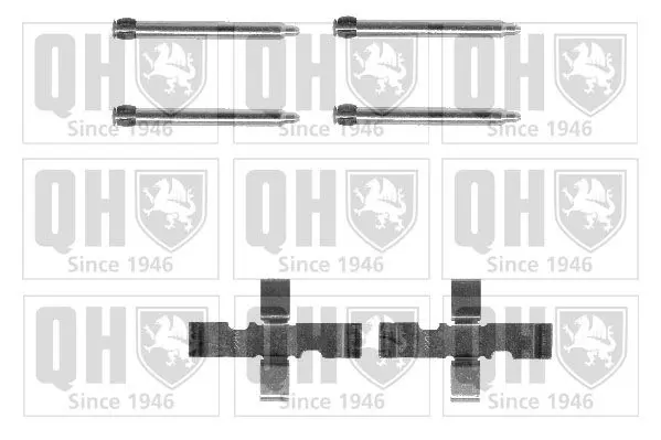 Handler.Part Accessory kit, disc brake pads QUINTON HAZELL BFK656 1