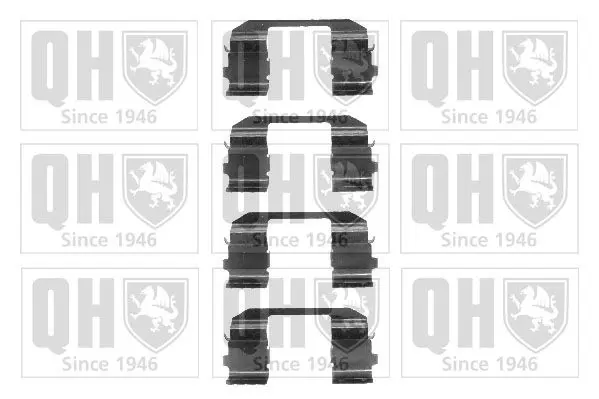 Handler.Part Accessory kit, disc brake pads QUINTON HAZELL BFK672 1