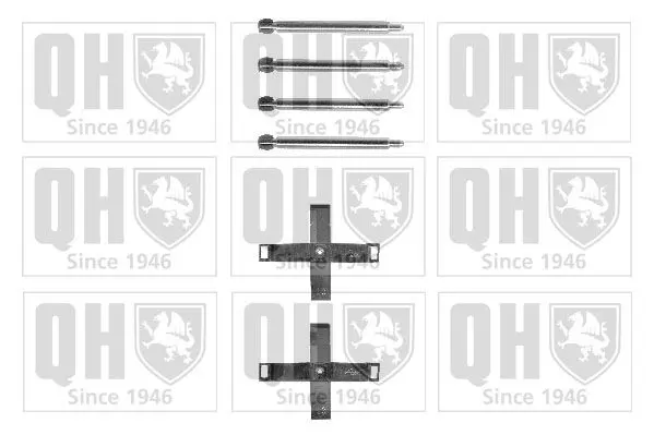 Handler.Part Accessory kit, disc brake pads QUINTON HAZELL BFK863 1