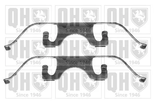 Handler.Part Accessory kit, disc brake pads QUINTON HAZELL BFK887 1