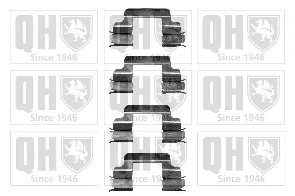 Handler.Part Accessory kit, disc brake pads QUINTON HAZELL BFK890 1