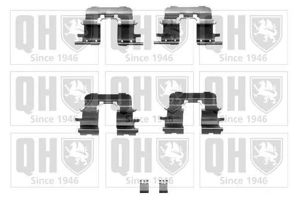 Handler.Part Accessory kit, disc brake pads QUINTON HAZELL BFK917 1