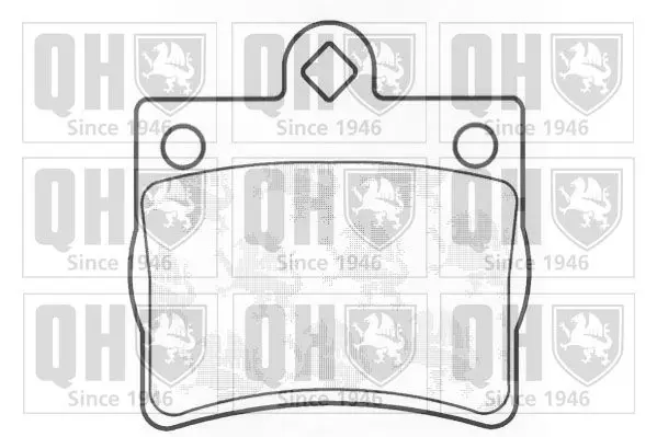 Handler.Part Brake pad set, disc brake QUINTON HAZELL BP1062 1