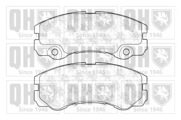 Handler.Part Brake pad set, disc brake QUINTON HAZELL BP1204 1