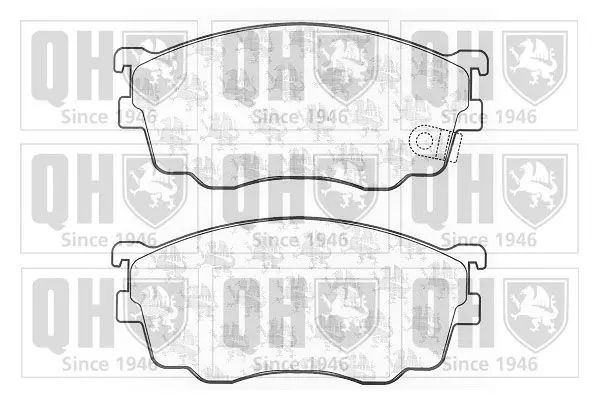 Handler.Part Brake pad set, disc brake QUINTON HAZELL BP1231 1