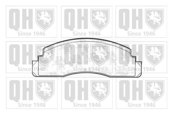 Handler.Part Brake pad set, disc brake QUINTON HAZELL BP138 1