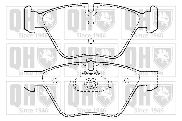 Handler.Part Brake pad set, disc brake QUINTON HAZELL BP1424 1