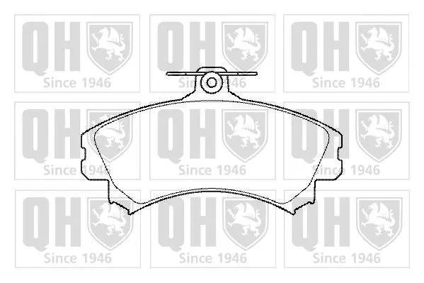 Handler.Part Brake pad set, disc brake QUINTON HAZELL BP1430 1